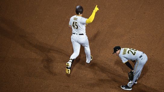 VanMeter's misplay at first base snowballs into another preventable loss taken in San Diego (Pirates)
